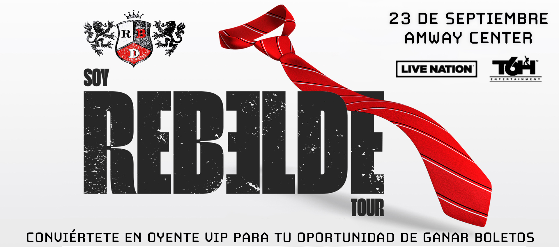 Gana boletos para RBD Rebelde Tour